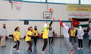 مركز الجامعة واربد الجامعية لنهائي سلة الكليات