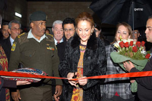 الأميرة عالية الطباع ترعى بازار عيد الميلاد في كنيسة الراعي الصالح الانجيلية - اللوثرية