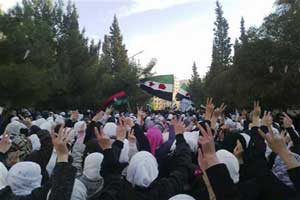منشقون يقاتلون قوات حكومية في جنوب سوريا منشقون يقاتلون قوات حكومية في جنوب سوريا