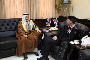 مدير عام قوات الدرك يستقبل السفير القطري  