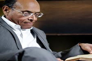 انتخاب المنصف المرزوقي رئيسا للجمهورية التونسية
