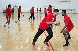 منتخبنا لكرة اليد يخسر امام البحرين بالدورة الرياضية العربية