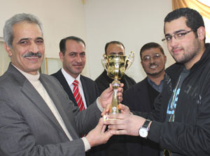 بطولة رياضية في كلية الهندسة التكنولوجية