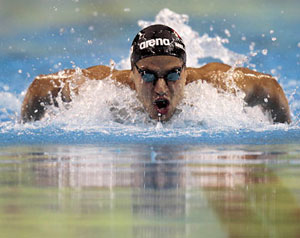 في سباحة الألعاب العربية  