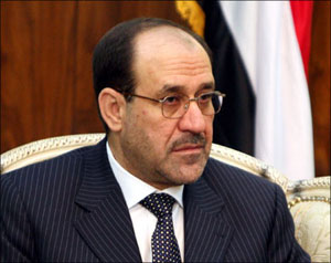 المالكي يقيل نائبه صالح المطلق من منصبه المالكي يقيل نائبه صالح المطلق من منصبه