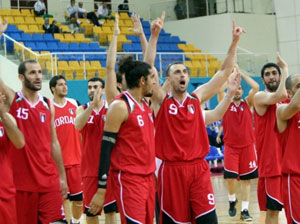 منتخب النشامى لكرة السلة يجتاز تونس الى النهائي بالالعاب العربية بالدوحة  