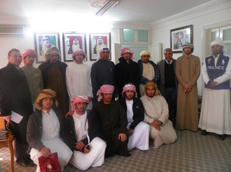 وصول الدفعة الجديدة من الطلبة الإماراتيين للدراسة في جامعة مؤتة 