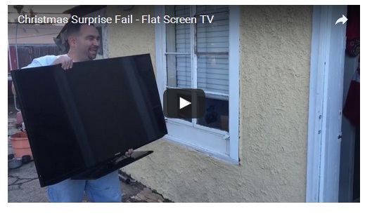 شاهد: مفاجأة رجل لزوجته تتحوّل إلى كارثة