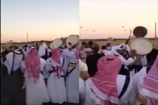 بالفيديو.. فتاة ترقص بهستيريا على طق فرقة شعبية