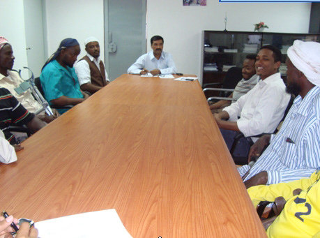 مناقشة قضايا المعاقين من اللاجئين الصوماليين والإثيوبيين بعدن 