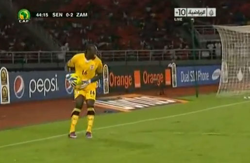 اذكى حارس مرمى في كاس افريقيا 2012