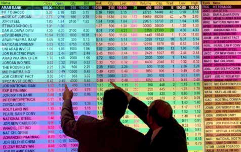 بورصة عمان تبدأ تعاملاتها على انخفاض بورصة عمان تبدأ تعاملاتها على انخفاض