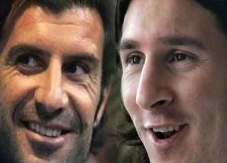 ميسي: لن أكون مثل فيغو وأرتدي شعار ريال مدريد ميسي: لن أكون مثل فيغو وأرتدي شعار ريال مدريد