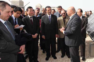 وزير السياحة يفتتح مشروع الطاقة الشمسية في بانوراما البحر الميت وزير السياحة يفتتح مشروع الطاقة الشمسية في بانوراما البحر الميت