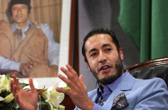 الساعدي القذافي : ليبيا ستشهد انتفاضة 