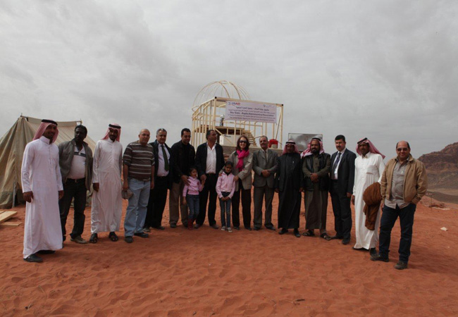 مديرة الوكالة الأمريكية للتنمية الدولية تزور مشروعي سيراديسي وبوابة السماء في وادي رم