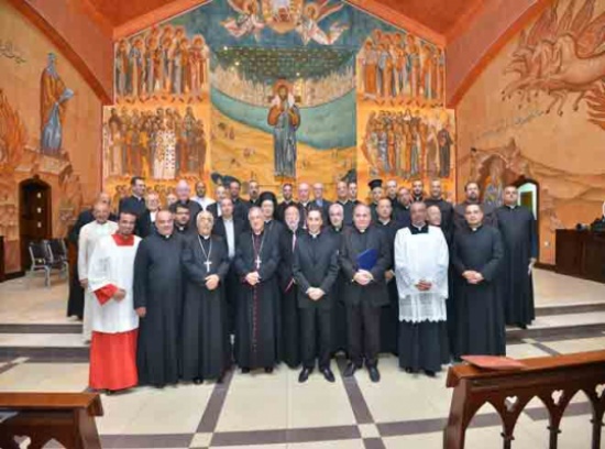 الكنيسة الكاثوليكية في المملكة تقيم صلاة من أجل السلام في فلسطين وسوريا والعراق