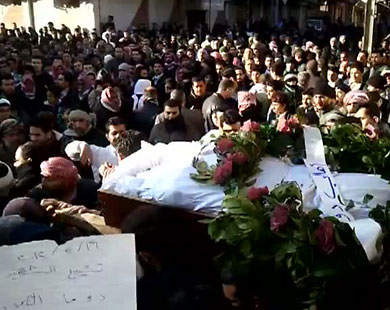 قصف لحمص بجمعة "المقاومة الشعبية" 