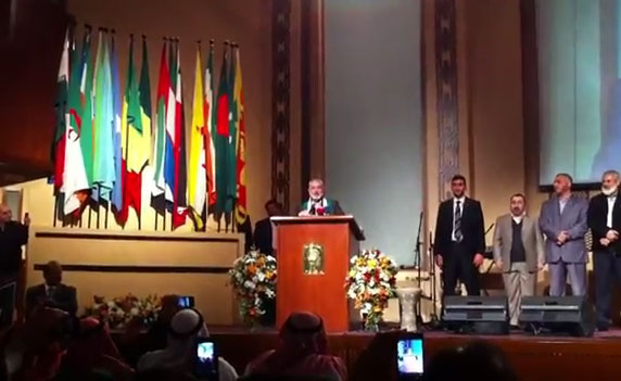 اسماعيل هنية يغني وينشد لفلسطين والقدس في الكويت ( شاهدوا الفيديو )