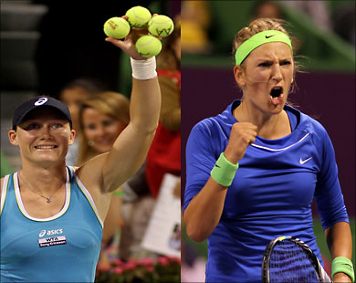 أزارينكا وستوسور إلى نهائي الدوحة    