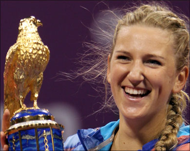 أزارينكا تتوج بدورة الدوحة للتنس    