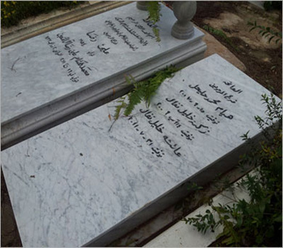 معاناة اللاجئين الفلسطينيين تشمل المقابر 