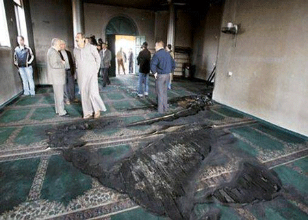 الهيئة التنفيذية للمسلمين في بلجكيا تدين تدنيس مسجد في شارلوروا 