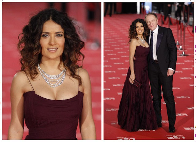 سلمى حايك تتألق فى حفل توزيع جوائزGoya Cinema Awards سلمى حايك تتألق فى حفل توزيع جوائزGoya Cinema Awards