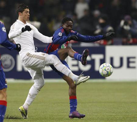 هدف قبل النهاية يمنح تشسكا التعادل مع ريال بدوري ابطال اوروبا