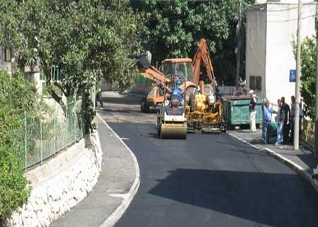 البدء بصيانة شوارع المزار الجنوبي 