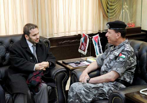 الامير مرعد بن رعد يزور المديرية العامة لقوات الدرك