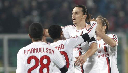 ميلان يسحق باليرمو برباعية ويوفنتوس يتعادل على ملعبه في الدوري الإيطالي