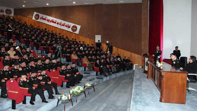 الدرك تحتفل بتخريج عدة دورات من التدريب الشمولي 