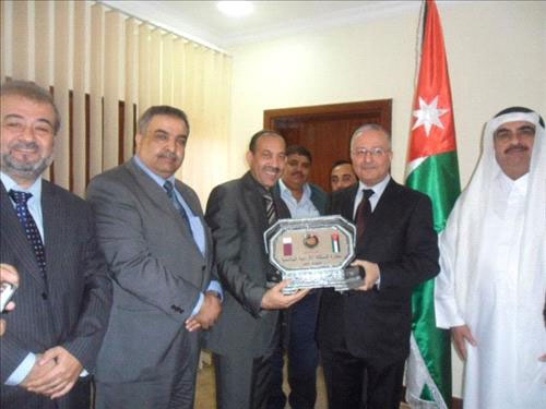 السفير الاردني الجديد بالدوحه يستقبل ابناء الجالية الاردنية
