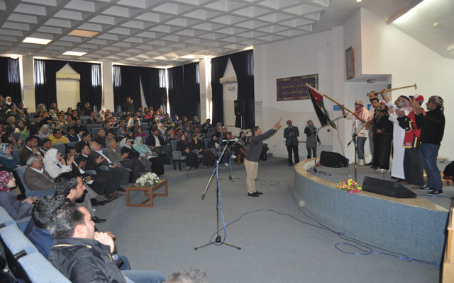 مسرحية بعنوان "حالة وطن" في جامعة إربد الأهلية