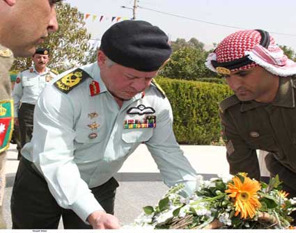 الملك  في " الكرامة "  صباح الاربعاء إعتزازا بالمعركة الخالدة  (صور)