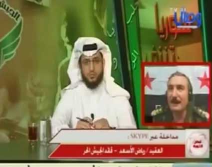 رياض الاسعد يفضح كذب العرب في دعم الجيش الحر ( فيديو )