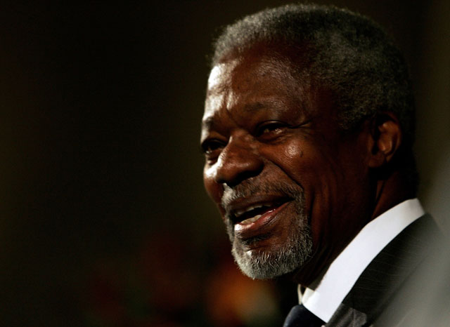 عنان: الازمة السورية لا يمكن ان تستمر لاجل غير مسمى 