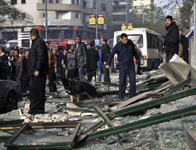 انفجار عبوة بدائية الصنع في القاهرة بدون وقوع اصابات