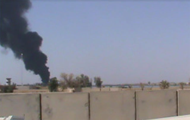 مخيم ليبرتي يتعرض لهجوم بالهاون 