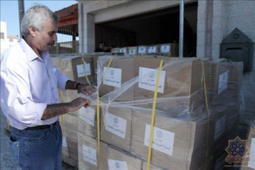 ائتلاف الخير يوزع 22 ألف طرد غذائي  