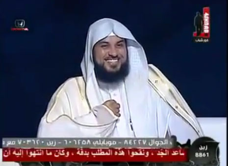 موقف طريف للشيخ العريفي 