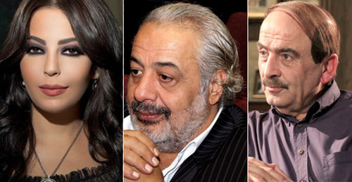 فنانون سوريون : لا علاقة لنا بالاعلانات الترويجية واليافطات المنشورة بأسمائنا لأحد مرشحي مجلس الشعب فنانون سوريون : لا علاقة لنا بالاعلانات الترويجية واليافطات المنشورة بأسمائنا لأحد مرشحي مجلس الشعب