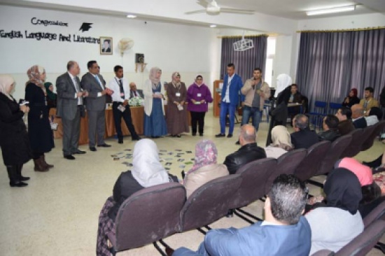 قسم اللغة الانجليزية في جامعة إربد الأهلية يقيم فعالية بعنوان لنتكلم الانجليزية