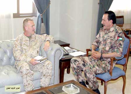 الزبن يستقبل مساعد وزير الدفاع الإميركي للشرق الأوسط 