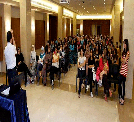 محاضرة في مركز شابات المنشية عن حرمة المال العام