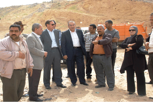 وزيرا البلديات والبيئة يزوران محافظة البلقاء والشونة الجنوبية