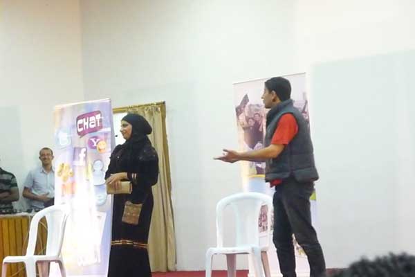 مسرحية زعل وخضره على مدرج جامعة الزرقاء 