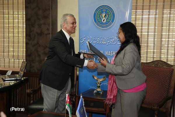 اتفاقية تعاون بين الهيئة الهاشمية وبرنامج الاغذية العالمي