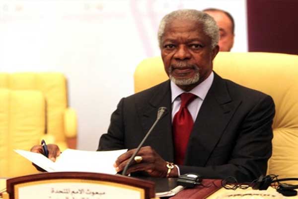 عنان يصف الوضع السوري بالهش وأمريكا تهدد بالرد